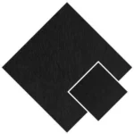 Perfiles de PVC negro veka