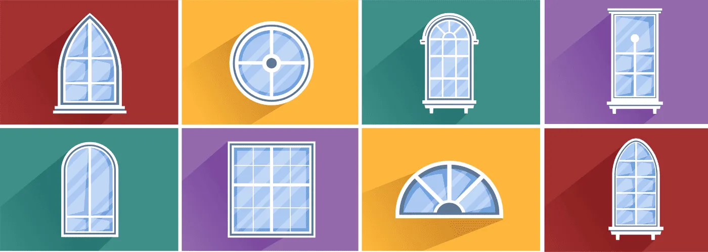 Ventana de PVC con Formas