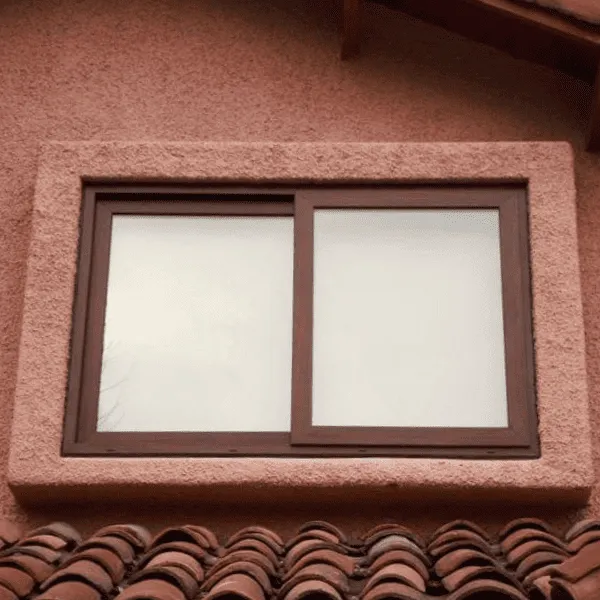 Ventanas PVC Color Nogal