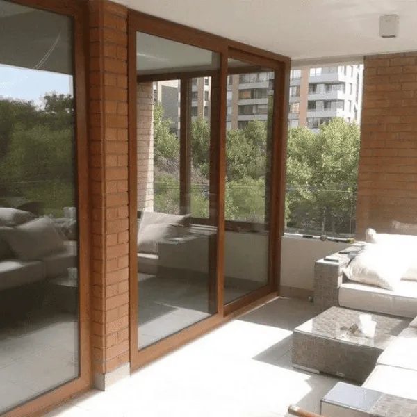 Ventanas PVC Color Marron