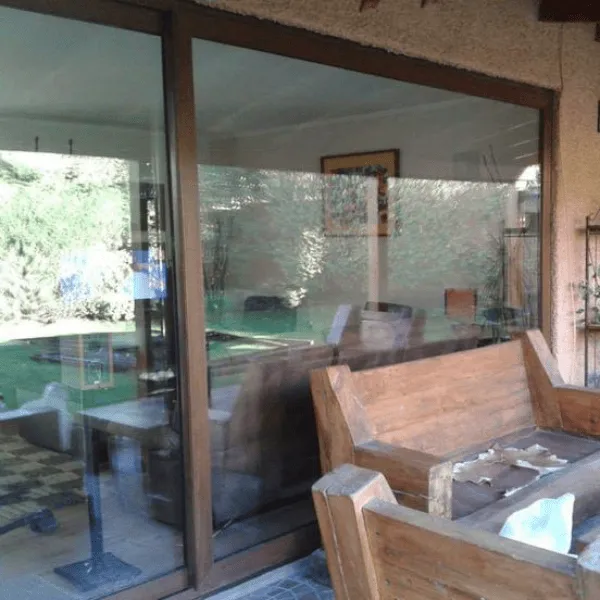 Ventanas PVC Nogal