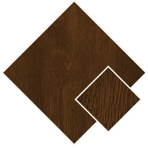 Perfiles de PVC nogal veka